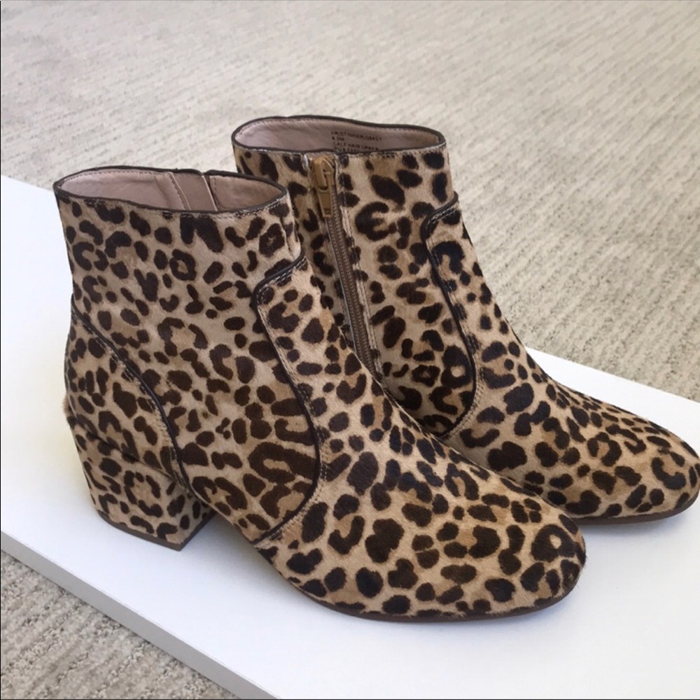 Brand new Steve Madden cheetah print booties